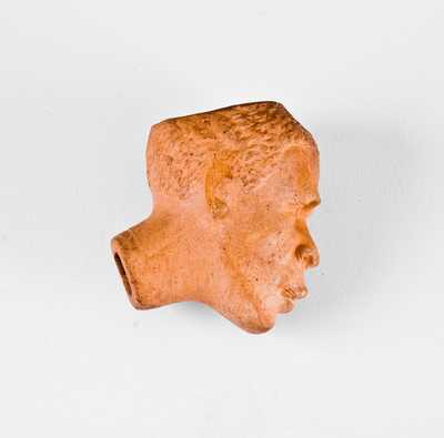 August Peyrau, New York City, African-American Figural Pipe Head, c1883