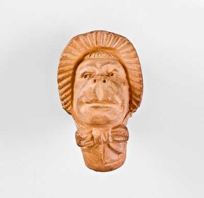 August Peyrau Caricature Pipe Head, New York City, c1883