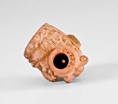 August Peyrau Caricature Pipe Head, New York City, c1883