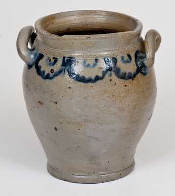 Half-Gallon att. Clarkson Crolius, New York, Open-Handled Stoneware Jar