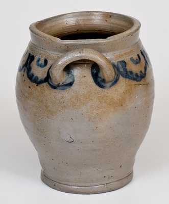 Half-Gallon att. Clarkson Crolius, New York, Open-Handled Stoneware Jar