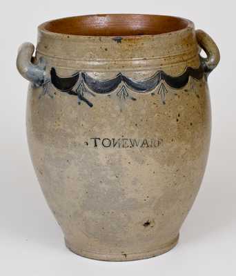 COMMERAWS / STONEWARE (Thomas Commeraw, Manhattan) Stoneware Jar
