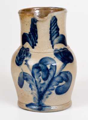 Stoneware Pitcher with Floral Decoration att. Richard Remmey, Philadelphia, PA