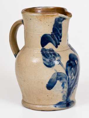 Stoneware Pitcher with Floral Decoration att. Richard Remmey, Philadelphia, PA