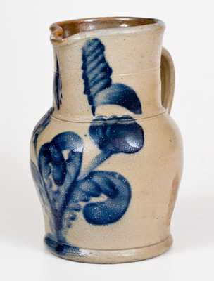 Stoneware Pitcher with Floral Decoration att. Richard Remmey, Philadelphia, PA