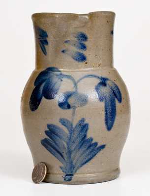 One-Quart Stoneware Pitcher att. R. J. Grier, Chester County, PA