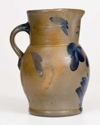 One-Quart Stoneware Pitcher att. R. J. Grier, Chester County, PA