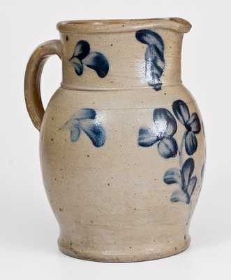 1 Gal. Stoneware Pitcher with Floral Decoration, Baltimore, MD