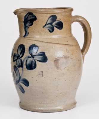 1 Gal. Stoneware Pitcher with Floral Decoration, Baltimore, MD