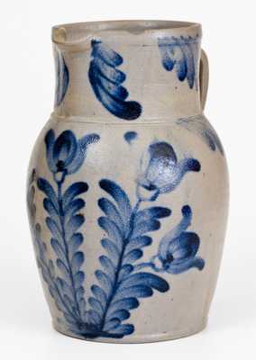 1 Gal. Stoneware Pitcher w/ Profuse Decoration, Baltimore, circa 1850s