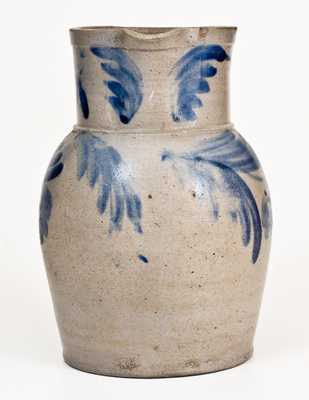 1 Gal. Baltimore, MD Stoneware Pitcher with Floral Decoration