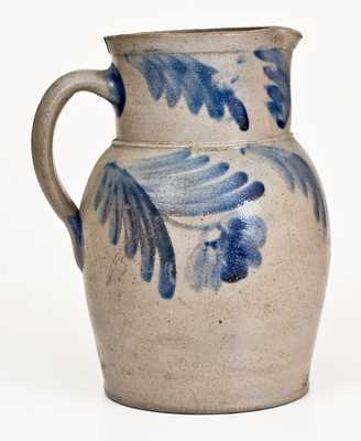 1 Gal. Baltimore, MD Stoneware Pitcher with Floral Decoration