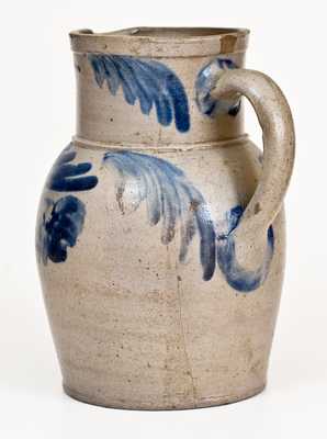 1 Gal. Baltimore, MD Stoneware Pitcher with Floral Decoration