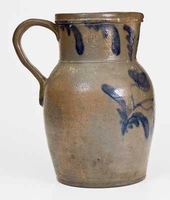 Attrib. E. B. Hyssong, Cassville, PA Stoneware Pitcher