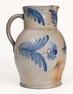 2 Gal. Stoneware Pitcher with Floral Decoration, Baltimore, MD