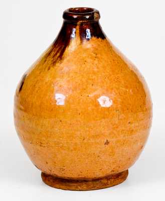 Outstanding Small-Sized New England Redware Jug