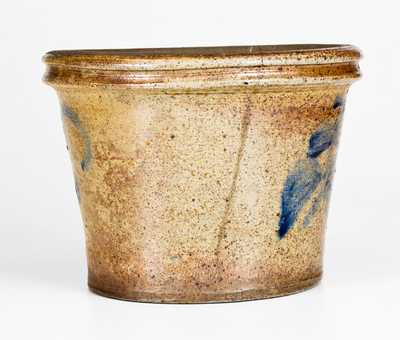 Unusual Ohio Decorated Stoneware Flowerpot