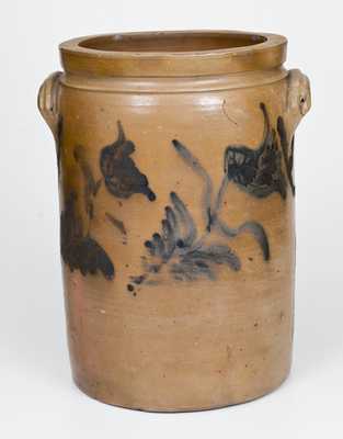 P. HERRMANN, Baltimore, MD Stoneware Jar with Floral Decoration