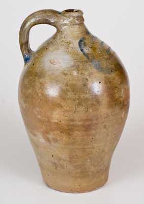 C. CROLIUS / MANUFACTURER / MANHATTAN-WELLS / NEW-YORK Stoneware Jug
