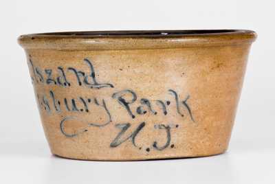 Very Rare Asbury Park, N.J. Stoneware Advertising Bowl