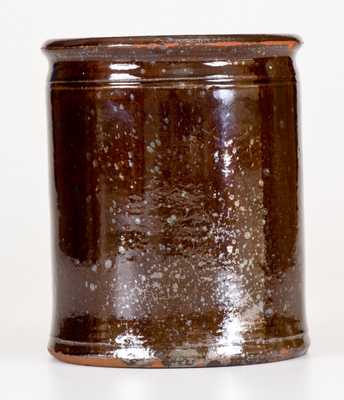JOHN BELL (Waynesboro, PA) Glazed Redware Jar