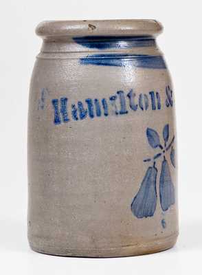 Hamilton & Jones (Greensboro, PA) Stoneware Pears Canning Jar