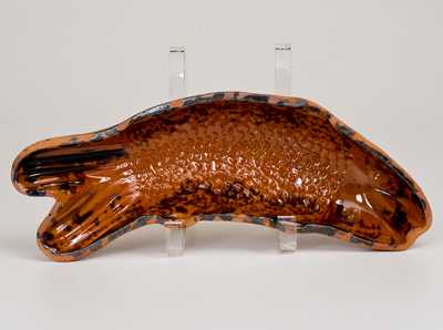 Pennsylvania Redware Fish Mold