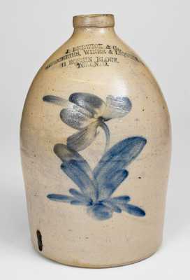 Stoneware Jug with Toronto, Canada Advertising