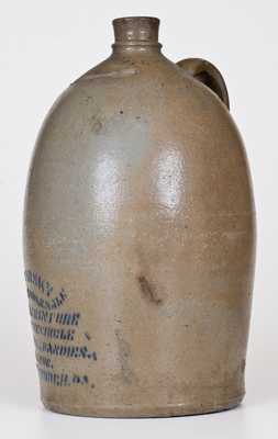 1 Gal. PITTSBURG Stoneware Advertising Jug