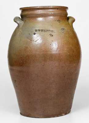 T R WADDELL / Va, Alleghany Co., VA, Stoneware Jar