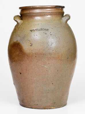 T R WADDELL / Va, Alleghany Co., VA, Stoneware Jar