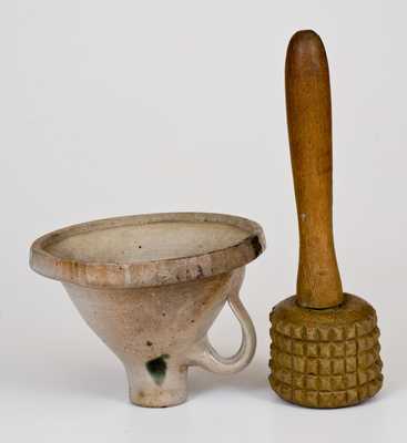 Lot of Two: Rare Stoneware