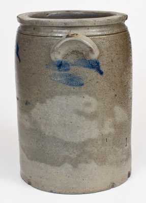 S. H. SONNER / STRASBURG, VA Stoneware Jar with Cobalt Decoration