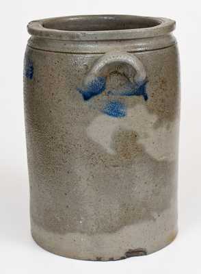 S. H. SONNER / STRASBURG, VA Stoneware Jar with Cobalt Decoration