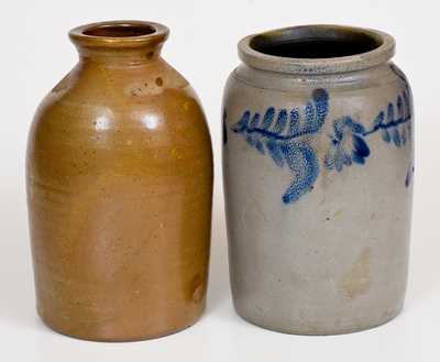 Lot of Two: 1 Gal. Stoneware Jars: WM. HARE / WILMINGTON, DEL., Philadelphia