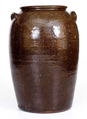 2 Gal. Catawba Valley, NC Alkaline-Glazed Southern Stoneware Jar