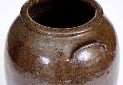 2 Gal. Catawba Valley, NC Alkaline-Glazed Southern Stoneware Jar