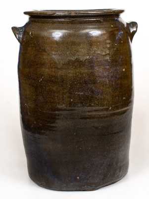 8 Gal. Stoneware Jar att. Burlon Craig, Catawba Valley, NC, circa 1935