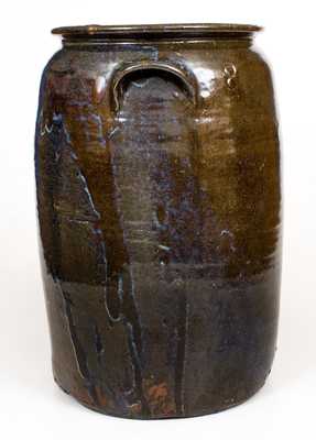 8 Gal. Stoneware Jar att. Burlon Craig, Catawba Valley, NC, circa 1935