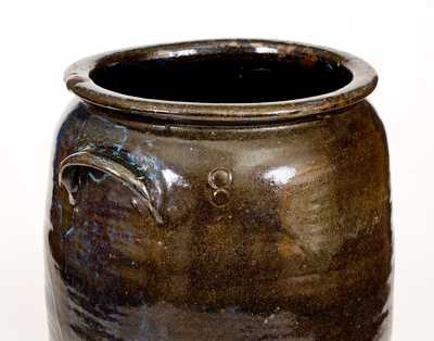 8 Gal. Stoneware Jar att. Burlon Craig, Catawba Valley, NC, circa 1935