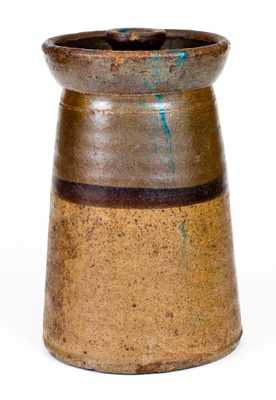 Unusual Stevens Pottery, Milledgeville, GA, Stoneware Churn