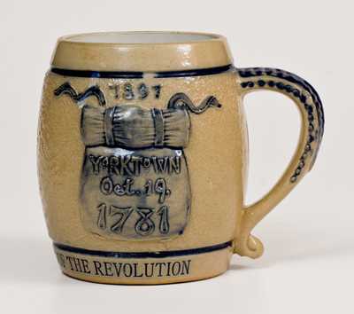 KANSAS CITY CHAPTER SONS OF THE REVOLUTION Whites Utica Stoneware Mug