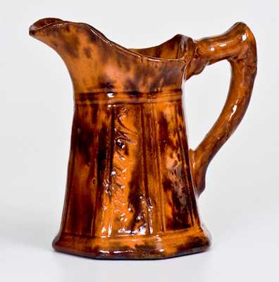 Very Rare Ashland / Lavelle Pennsylvania Redware Presentation Pitcher