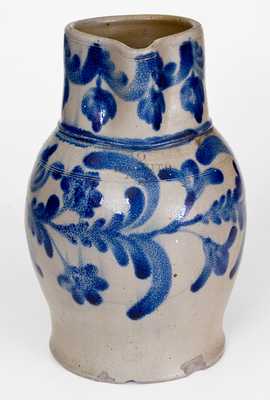 Outstanding 2 Gal. H. C. SMITH / ALEXA. / D.C. Stoneware Pitcher w/ Profuse Decoration