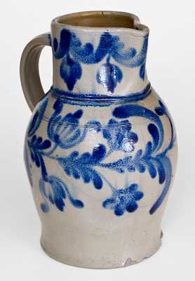 Outstanding 2 Gal. H. C. SMITH / ALEXA. / D.C. Stoneware Pitcher w/ Profuse Decoration