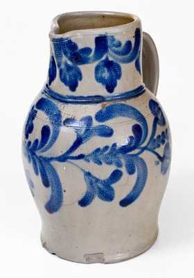 Outstanding 2 Gal. H. C. SMITH / ALEXA. / D.C. Stoneware Pitcher w/ Profuse Decoration