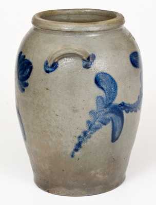 Rare R. BUTT / W Washington, DC Stoneware Jar with Floral Decoration