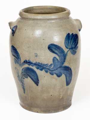 Rare R. BUTT / W Washington, DC Stoneware Jar with Floral Decoration