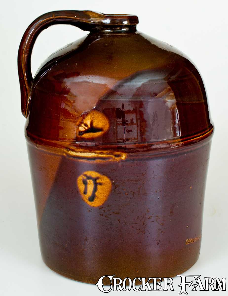 Peoria Pottery Illinois Jug Meyer Bros Co Wholesale
