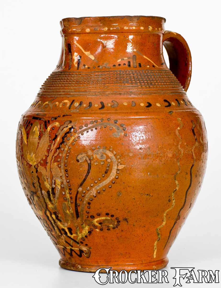 Rare Alamance County, NC Redware Pitcher -- Lot 50 -- July 21, 2018 ...